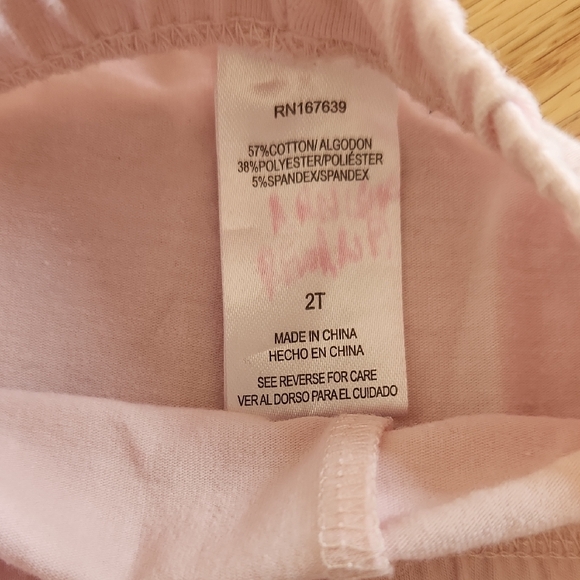 Little Lass White Floral Dress with Pink Bike Shorts 2T - Picture 8 of 17